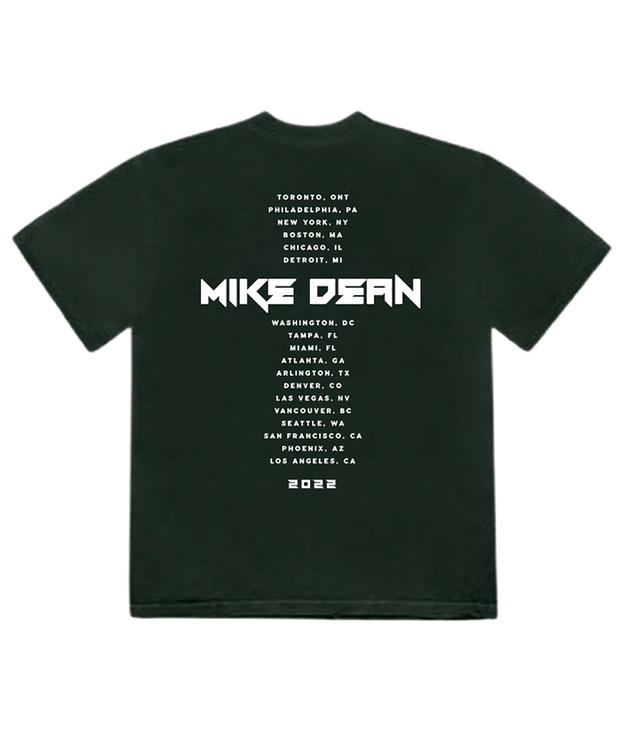 MIKE DEAN US TOUR GREEN TEE